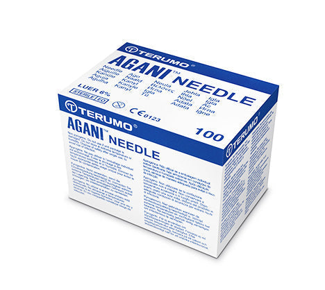 Terumo AGANI Hypodermic Needles 18G x 38mm - Pink - 100 Pieces