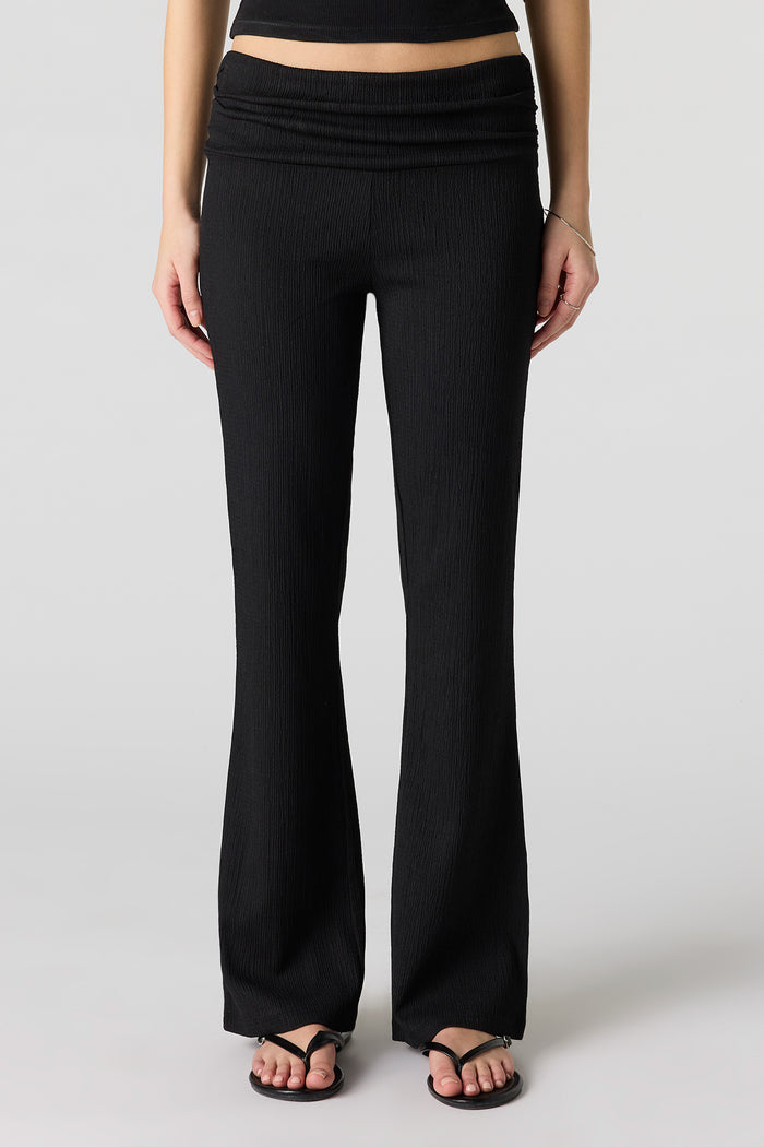 Textured Flare Pant