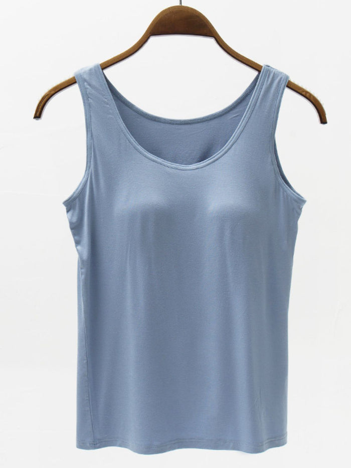 The Basics Modal Tank with Built in Bra