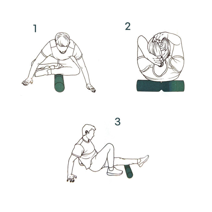 The Hourglass Foam Workout Roller for Yoga, Neck, Back & Legs Exercise