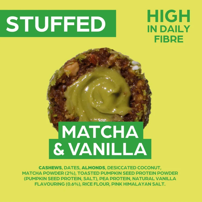 The Protein Ball Co. Stuffed Matcha & Vanilla Balls 36g
