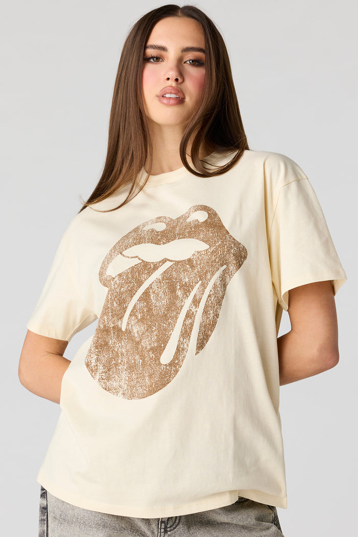 The Rolling Stones Graphic Boyfriend T-Shirt