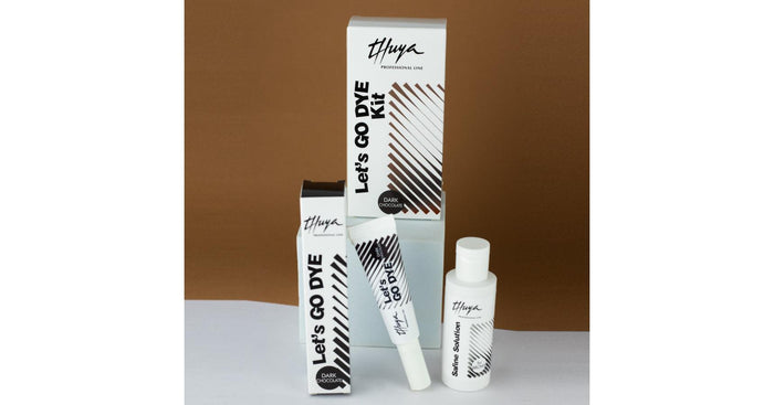 Thuya "Let's Go Dye" Dark Chocolate Kit ( Dye 11ml+ Saline Solution 50ml)