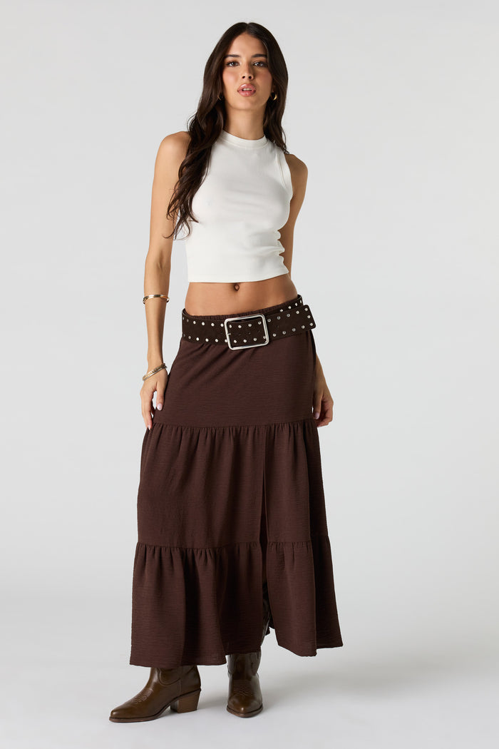 Tiered Maxi Skirt