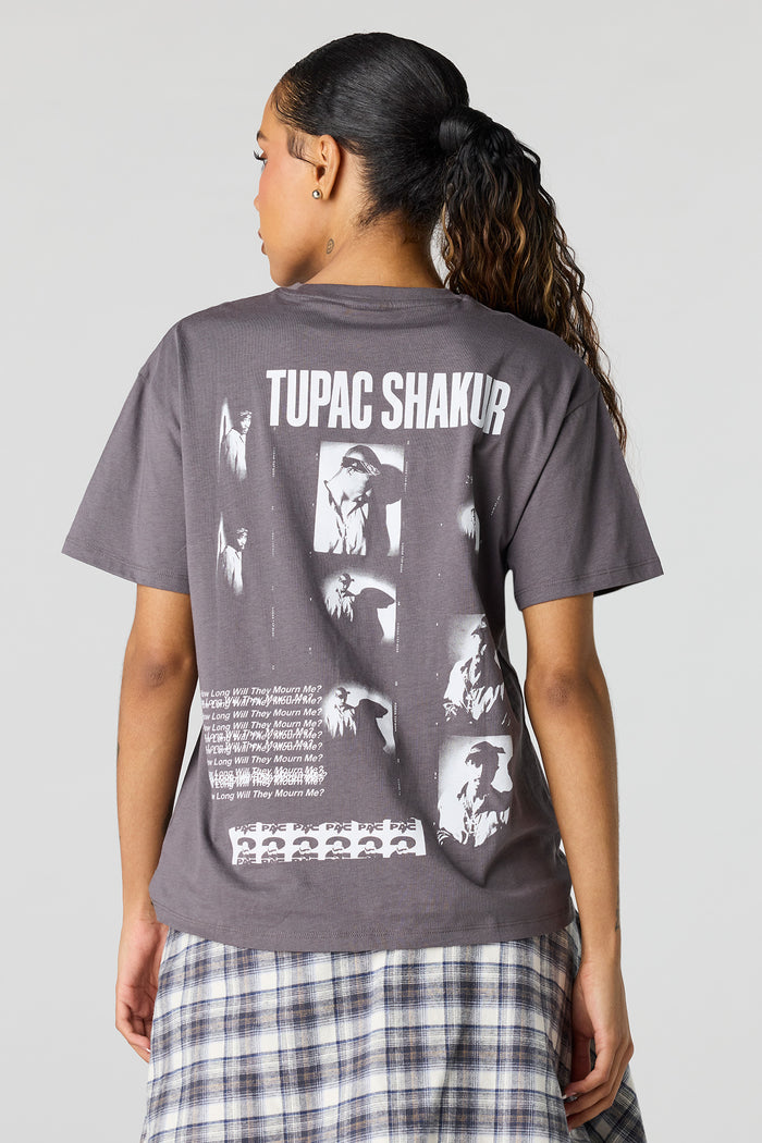 Tupac Graphic Boyfriend T-Shirt