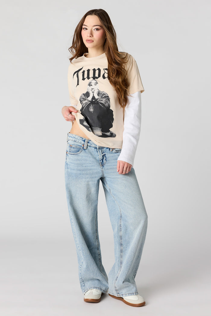 Tupac Graphic Boyfriend T-Shirt