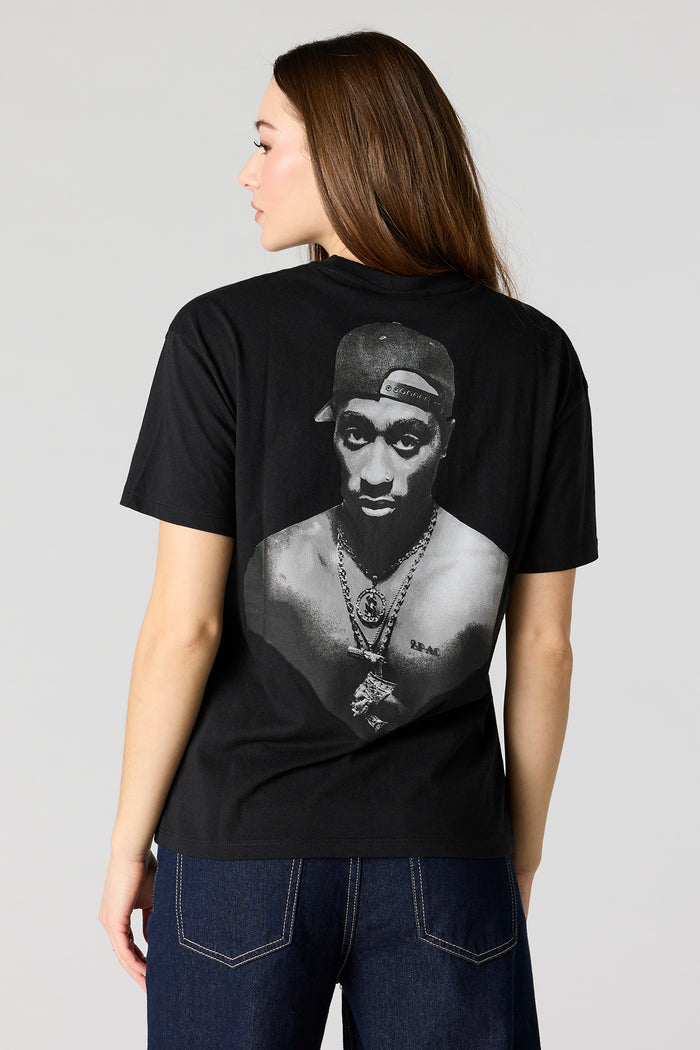Tupac Graphic Boyfriend T-Shirt