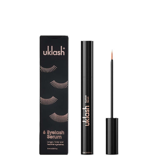 Uklash Eyelash Enhancer Growth Serum 3ml bottle with applicator for lash and brow growth on a white background