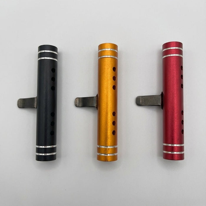 Black, Red, and Orange Vent Clip Car Air Fresheners