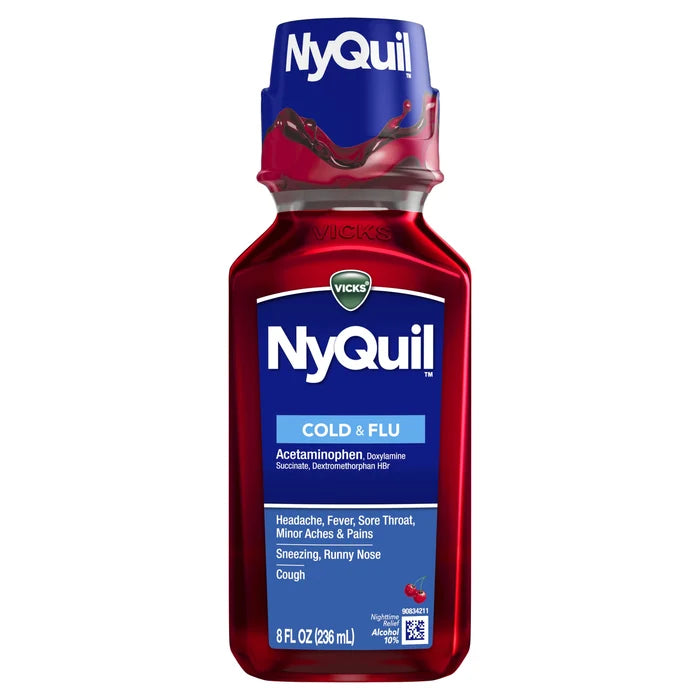 Vicks: Nyquil Cold & Flu Nighttime Relief