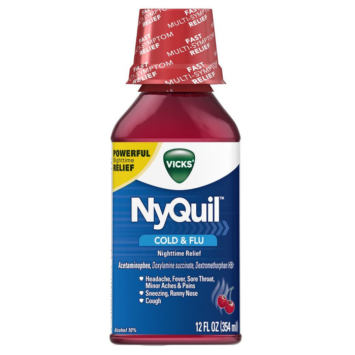 Vicks: Nyquil Cold & Flu Nighttime Relief