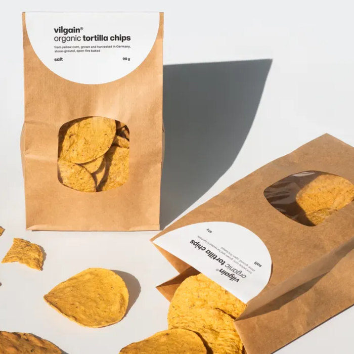 Vilgain Organic Tortilla Chips 90g