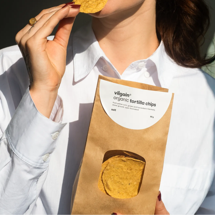 Vilgain Organic Tortilla Chips 90g