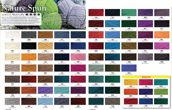 Brown Sheep Co. - Nature Spun Chunky / PRE-ORDER any 1 color