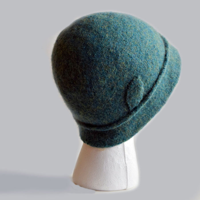 Vine Cloche Felted Hat by Cynthia Pilon Designs