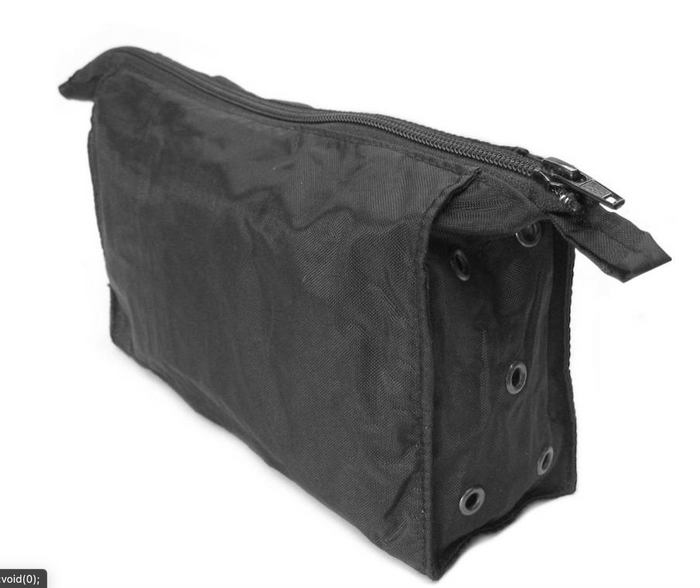 Vintage German Bundeswehr Toiletry Bag – 1950s-90s Military Surplus, Vinyl, Canvas or Nylon
