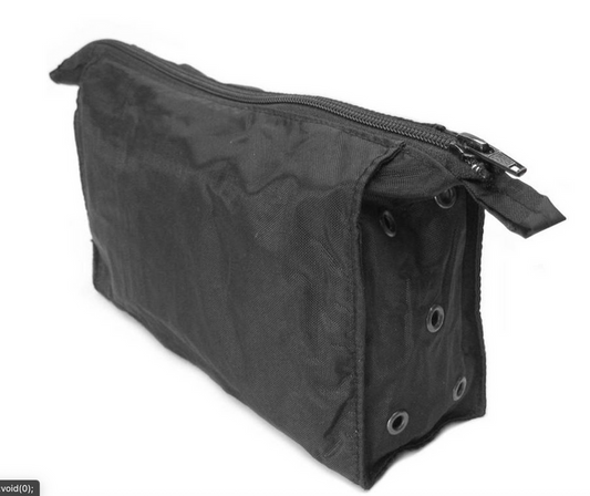 Vintage German Bundeswehr Toiletry Bag – 1950s-90s Military Surplus, Vinyl, Canvas or Nylon