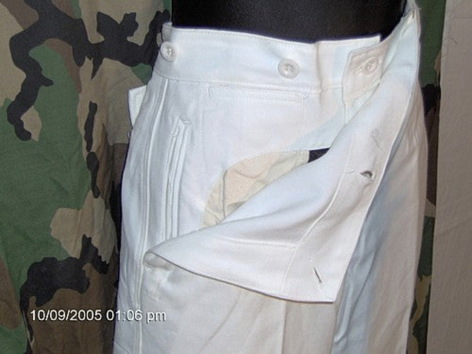 Vintage West German Navy Issue White Sailor Pants – Genuine Surplus