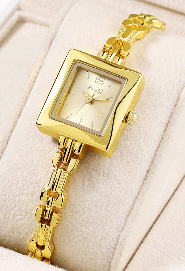 W3993 - Elegant Box Dial Women's Fashion Watch