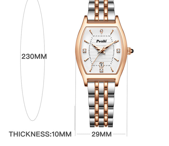 W3997 - Casual Box Dial Women's Watch