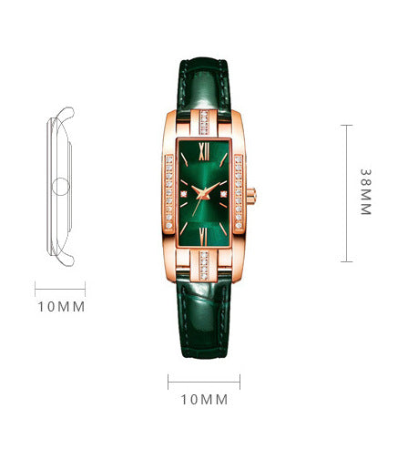 W4004 - Diamond Small Square Women's Watch