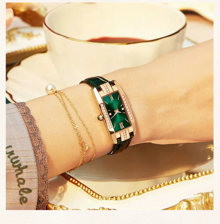 W4004 - Diamond Small Square Women's Watch