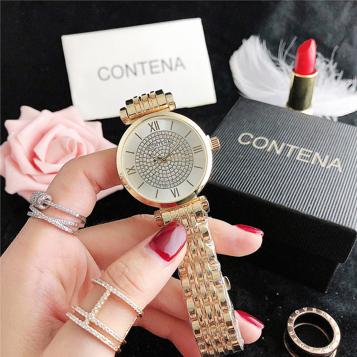 W4013 - Korean Contena Quartz Fashion Watch