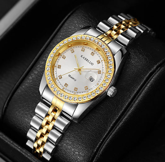 W4017 - Diamond-Encrusted Women's Fashion Watch