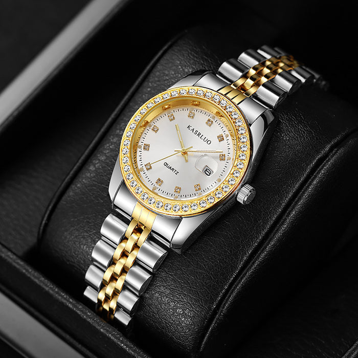 W4017 - Diamond-Encrusted Women's Fashion Watch