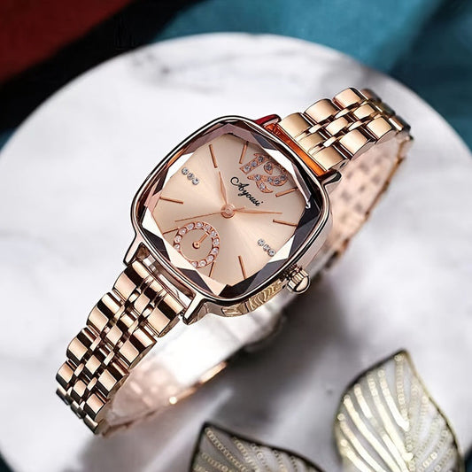 W4055 - Elegant Small Square Women's Watch