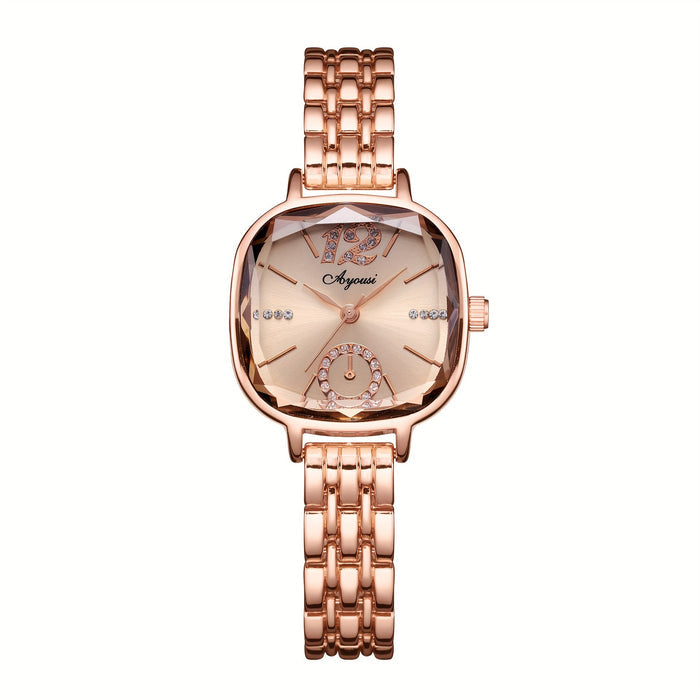 W4055 - Elegant Small Square Women's Watch
