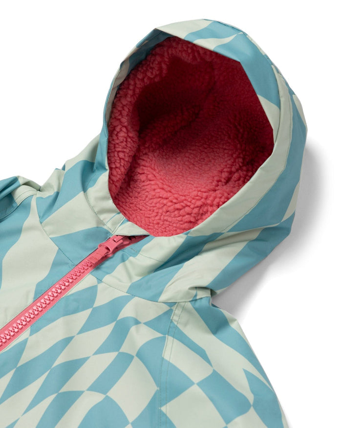 Warp Recycled Kids Changing Robe in Blue