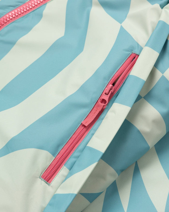Warp Recycled Kids Changing Robe in Blue