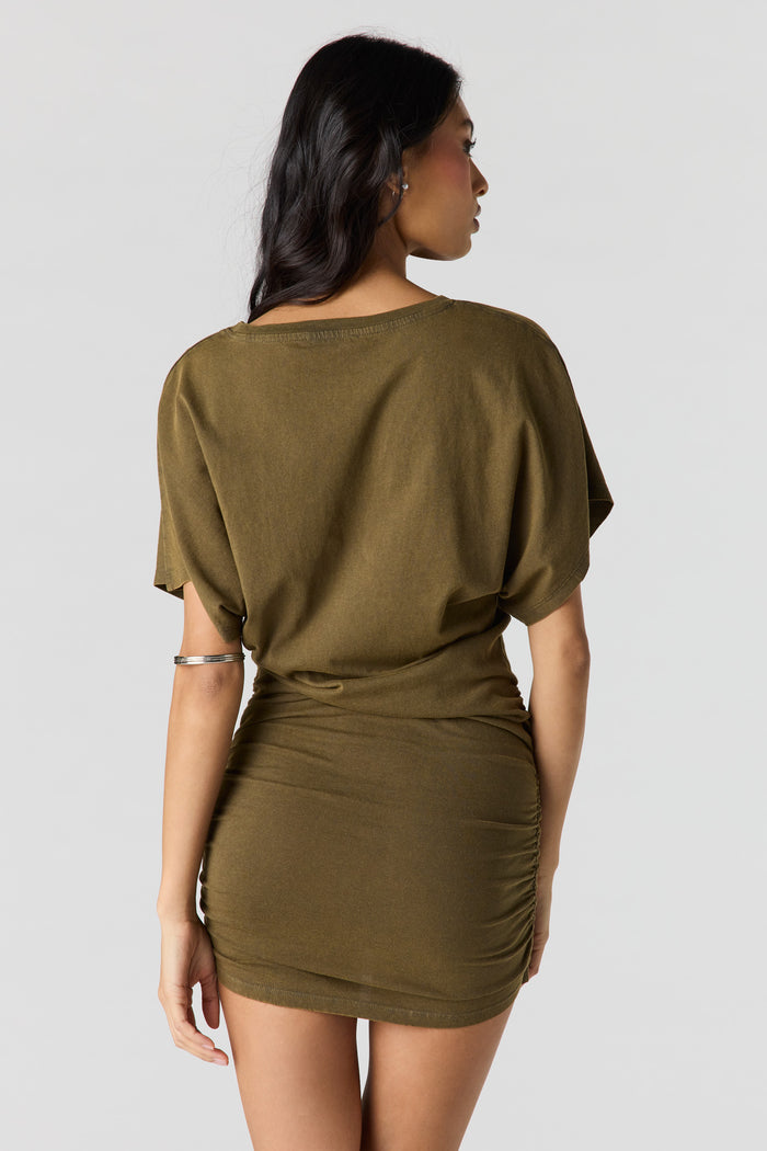 Washed Mini T-Shirt Dress
