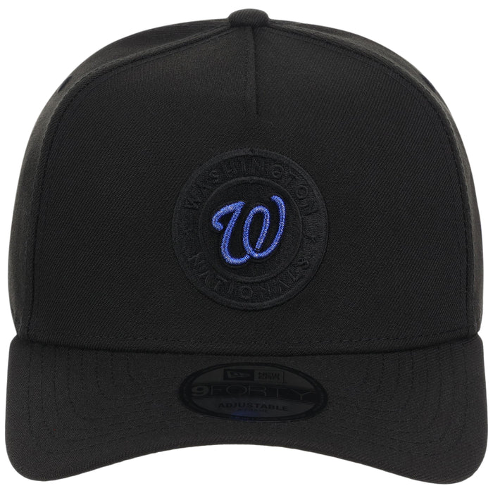 Washington Nationals MLB Black x Royal FASHION CORE New Era 9FORTY A-Frame