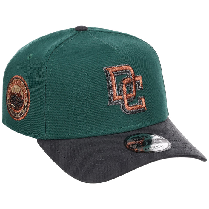 Washington Nationals MLB Emerald Graphite New Era 9FORTY