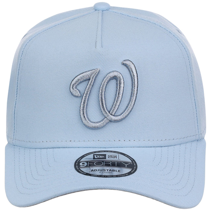 Washington Nationals MLB Glacial Blue New Era 9FORTY A-Frame
