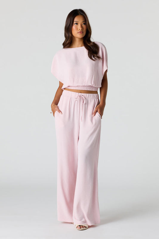 Wide Leg Drawstring Pant