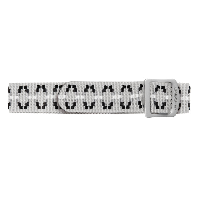 Cascade Webbing Belt With Engraved Metal Buckle-Silver-2