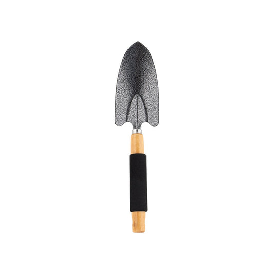 Wooden Handle Gardening Trowel Black 334517
