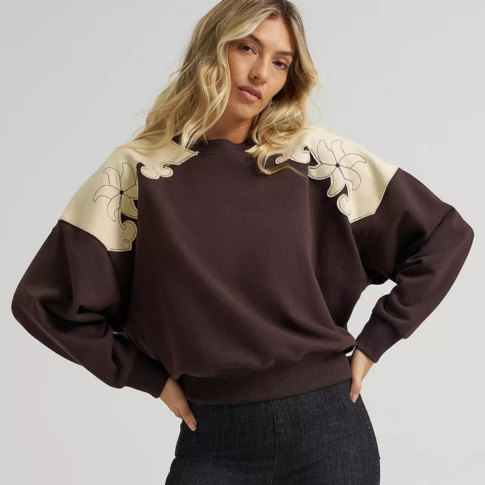 Wrangler x Lainey Wilson French Terry Crew Pullover #112373701