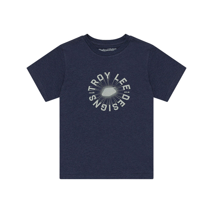 Youth Short Sleeve Tee Rotation Navy Heather