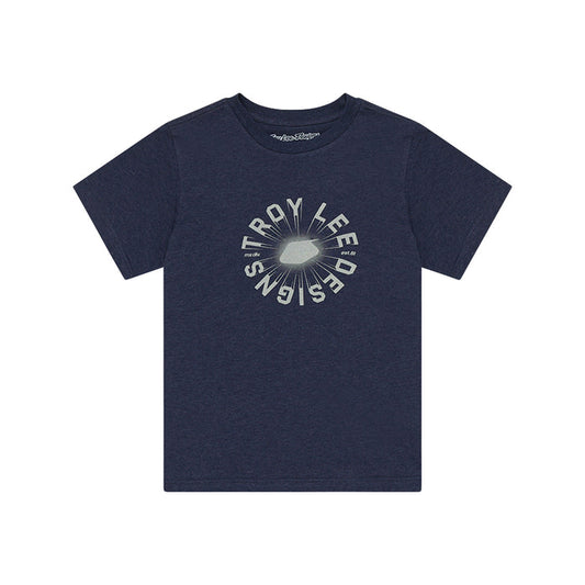 Youth Short Sleeve Tee Rotation Navy Heather