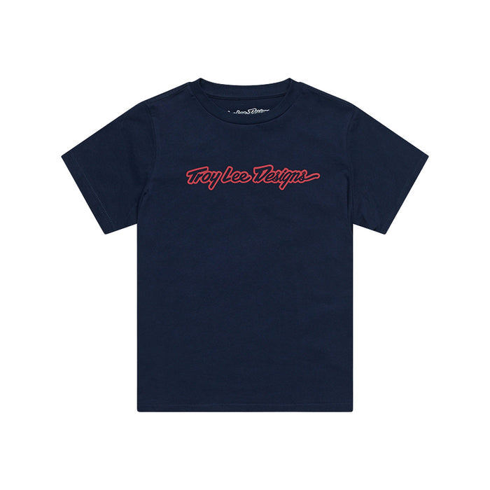 Youth Short Sleeve Tee Signature Navy