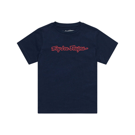 Youth Short Sleeve Tee Signature Navy