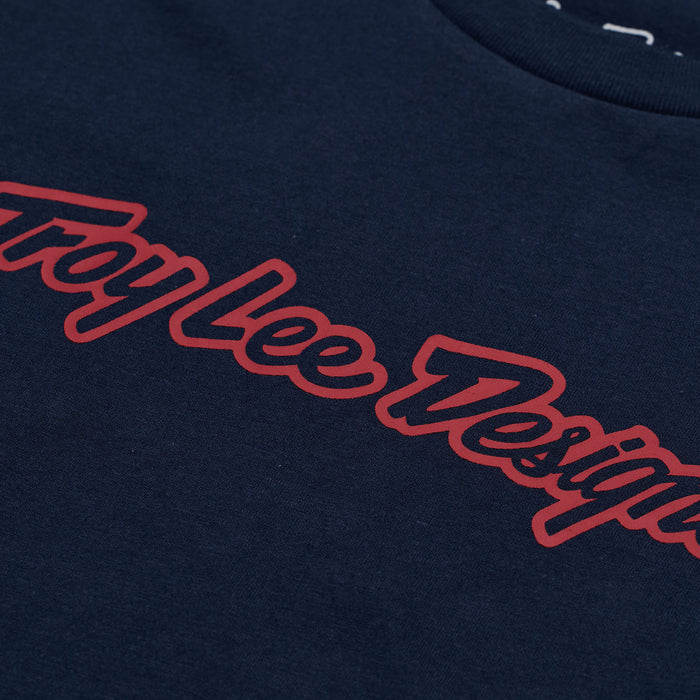 Youth Short Sleeve Tee Signature Navy
