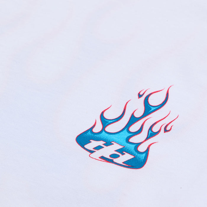 Youth Short Sleeve Tee Torched White